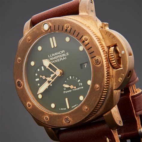 panerai bronzo homage|panerai bronze watch price.